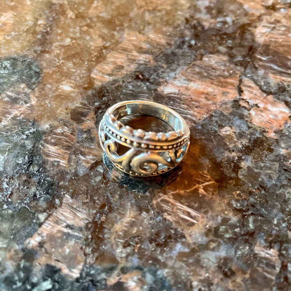 Ross Simons Sterling Silver Scroll Ring - image 3